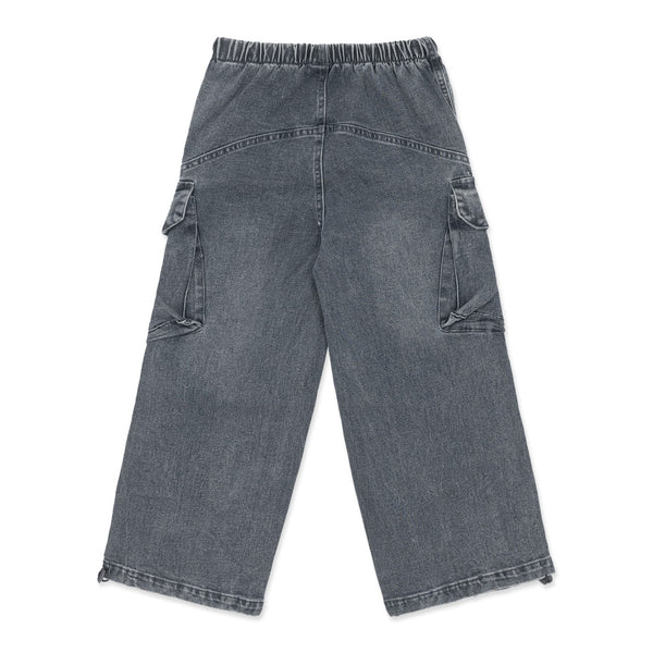 מכנס ג'ינס מדוגם