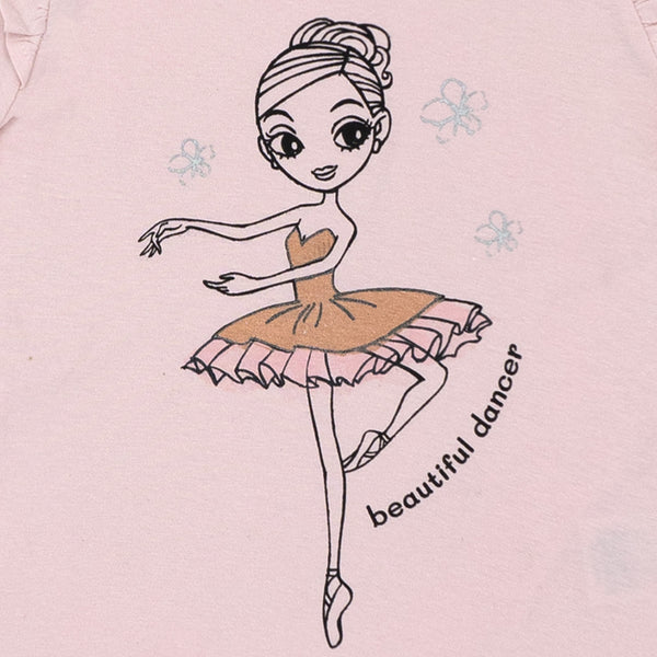 חולצת ראפל מודפסת