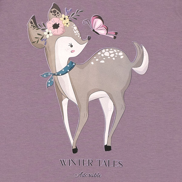 חולצת ראפל מודפסת