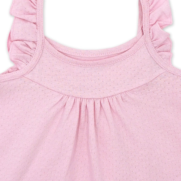 שתי גופיות מבד פוינטל תינוקות בנות