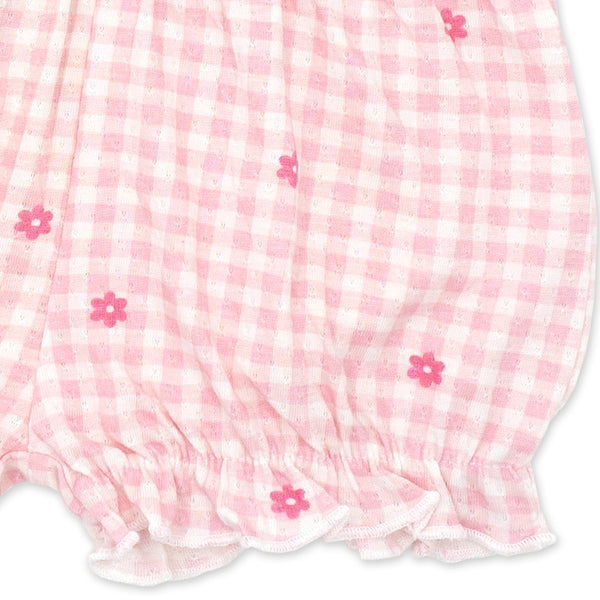 שני מכנסיים מבד פוינטל תינוקות בנות