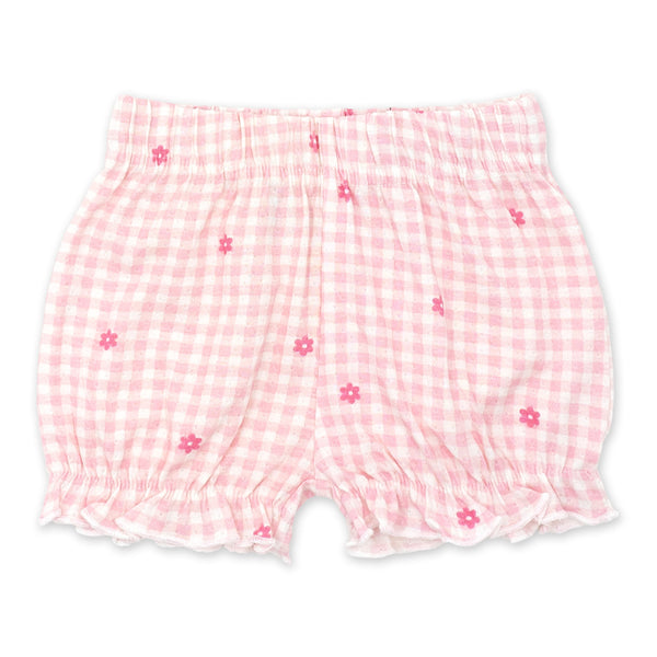 שני מכנסיים מבד פוינטל תינוקות בנות