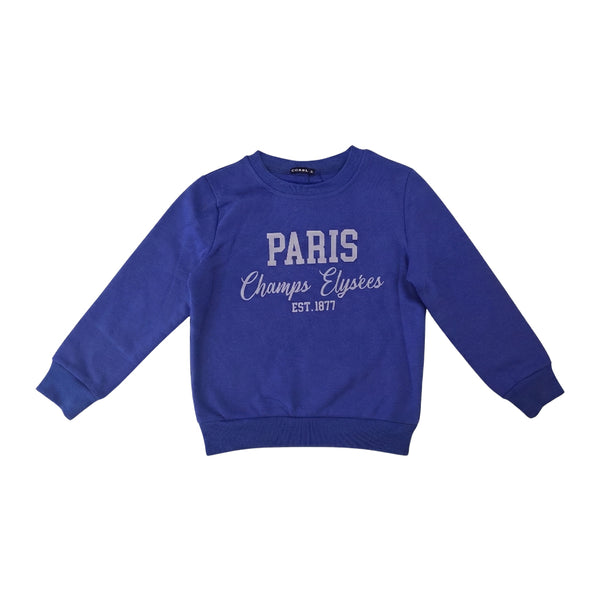 סווטשירט בנות עם הדפס