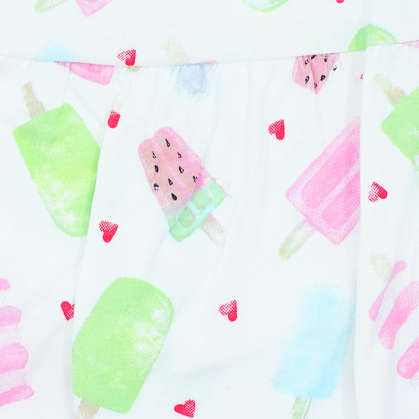 זוג חצאיות חתך כחול-לבן