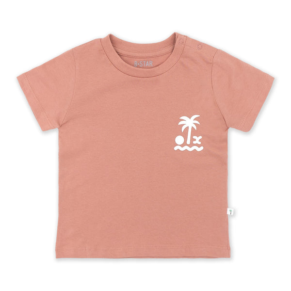 מארז 3 חולצות עם הדפסי דקלים וחיות תינוקות בנים