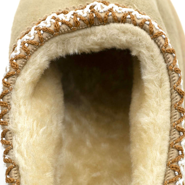 נעלי בית פרווה עם רקמה אינדיאנית נשים