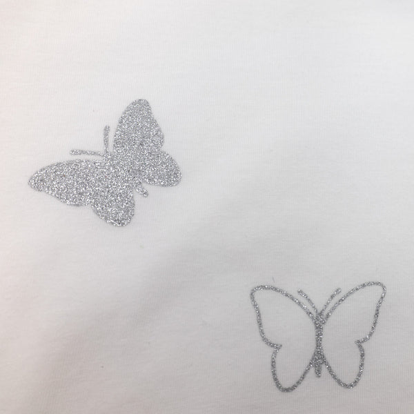 זוג חולצות עם אפליקציות ושרוול 3/4 בנות