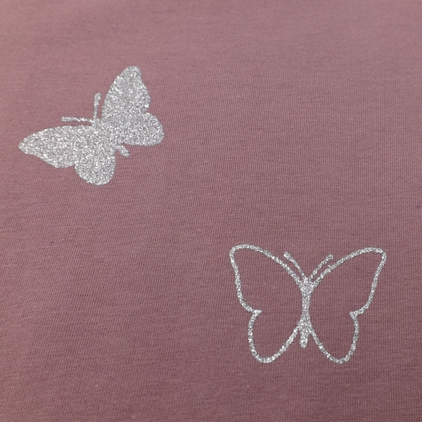 זוג חולצות עם אפליקציות ושרוול 3/4 בנות