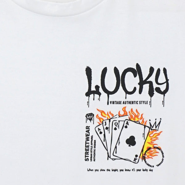 זוג חולצות לייקרה עם רקמת קלפים ודובי בנים