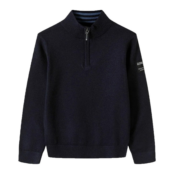 סריג מינוטי עם רוכסן בצווארון