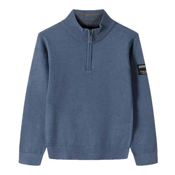 סריג מינוטי עם רוכסן בצווארון