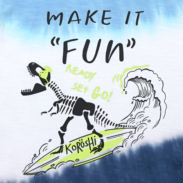 חליפת הדפס טאי דאיי דינוזאור בנים