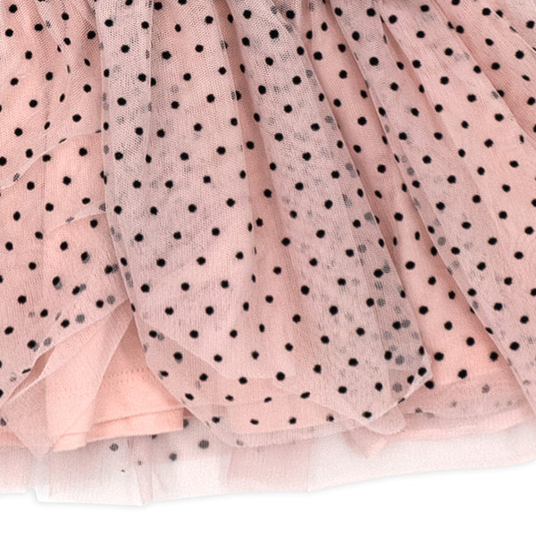 שמלת פוטר משולבת חצאית טול