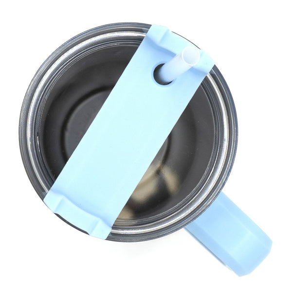 כוס תרמוס אלומיניום גדולה עם קשית