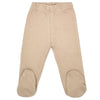 מארז 3 מכנסי אינטרלוק רגליות תכלת-מוקה-אפור תינוקות בנים N/B-6M