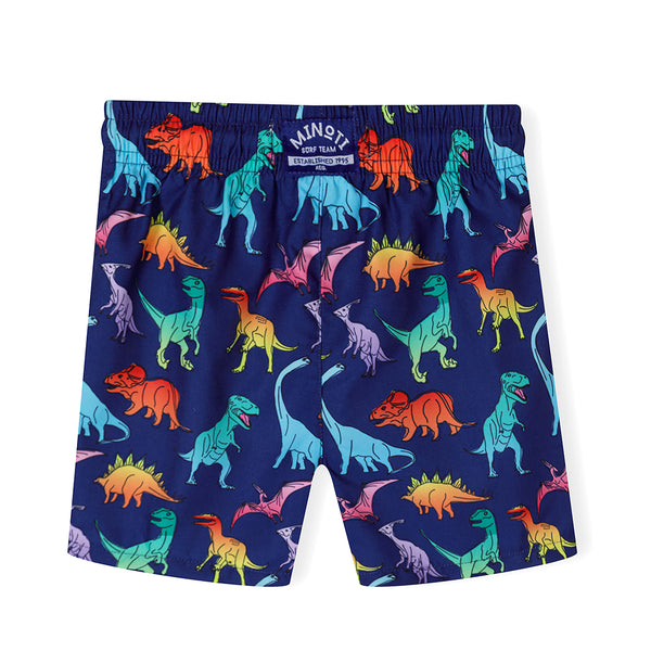 בגד ים מינוטי מודפס דינוזאורים תינוקות ופעוטים