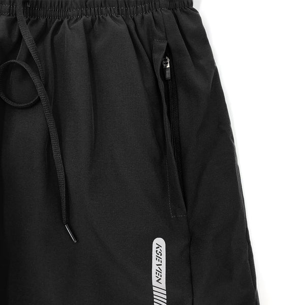 מכנסי פיטנס עם תחתון בטנה הדפס מחזיר אור גברים