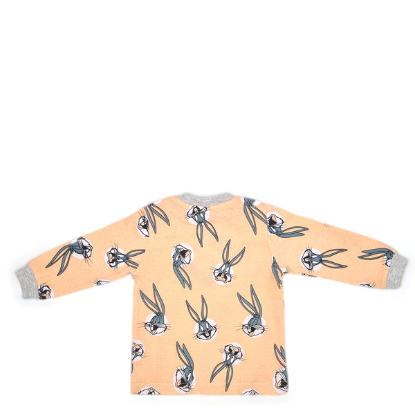 פיג'מת באגס באני כתומה תינוקות