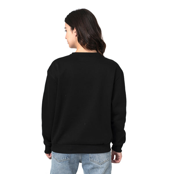 סווטשירט עם מנז'ט וצווארון מעוגל