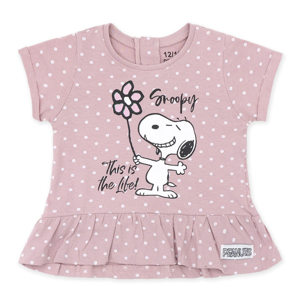 זוג חולצות ראפל סנופי תינוקות בנות