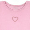 חולצת ריב עם פתח בצורת לב בנות 4-12