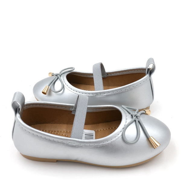 נעלי בובה עם פפיון ורצועת אחיזה בנות ופעוטות