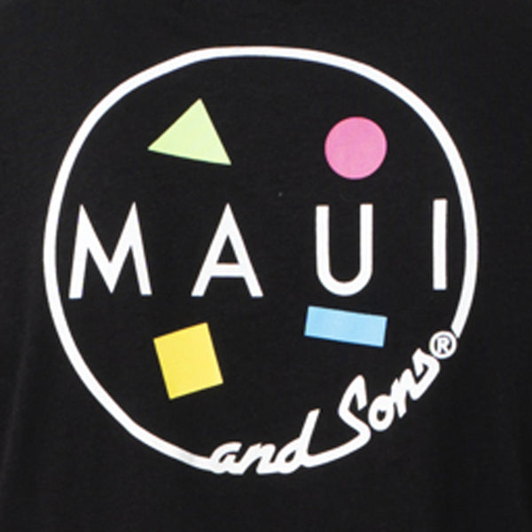 חולצת טי-שירט ארוך לוגו MAUI גברים XS-XXL
