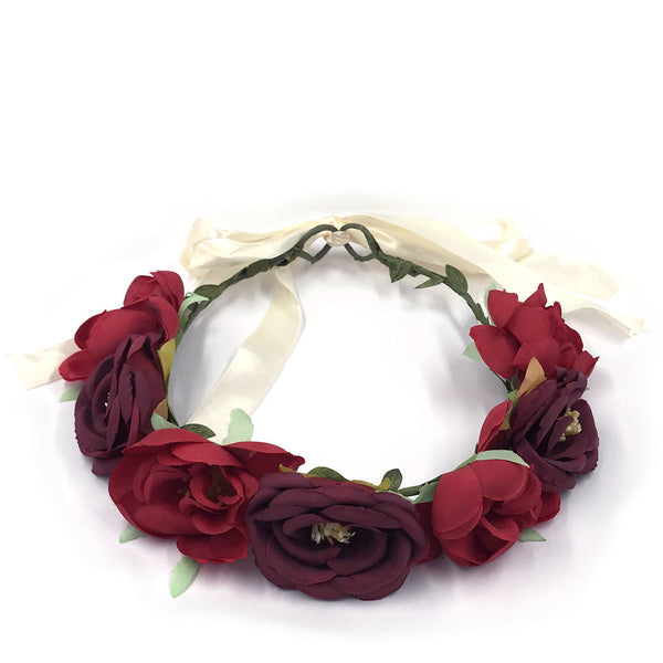 קשת פרחים לשיער