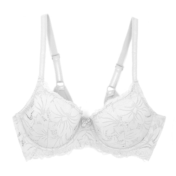 זוג חזיות בייסיק עם תחרה וריפוד קל נשים