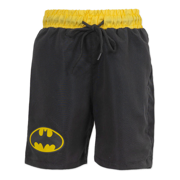 מכנסי גלישה עם לוגו באטמן בגד ים בנים