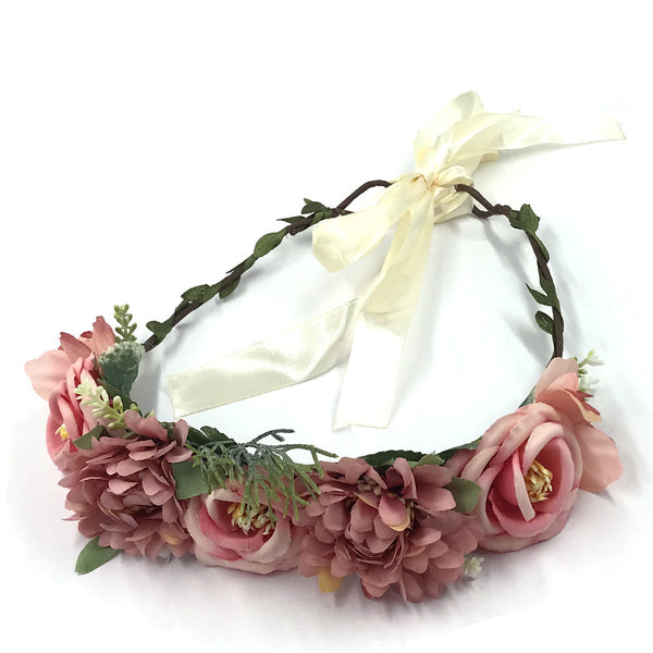 קשת פרחים לשיער