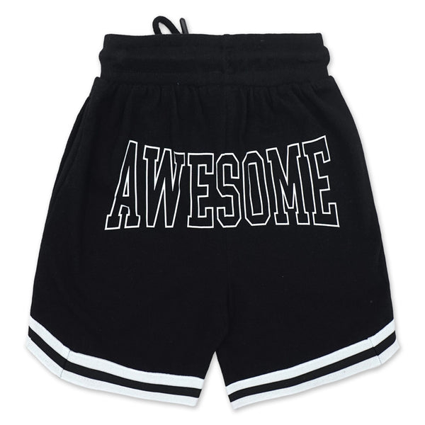 מכנסי ספורט מודפסים Awesome בד פיקה בנים