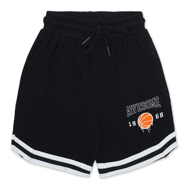 מכנסי ספורט מודפסים Awesome בד פיקה בנים