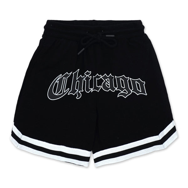 מכנסי ספורט מודפסים Chicago בד פיקה בנים