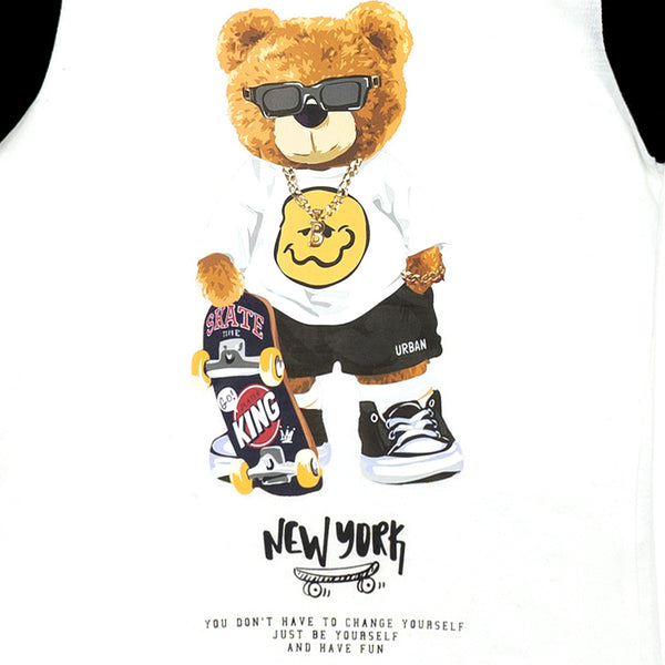 מארז 2 חליפות בהדפסי סקייטבורדינג בנים