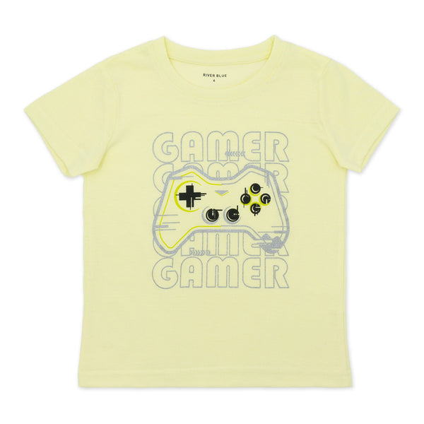 זוג חליפות צהוב-שחור בנים