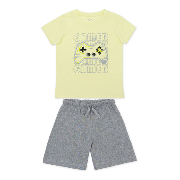 זוג חליפות צהוב-שחור בנים