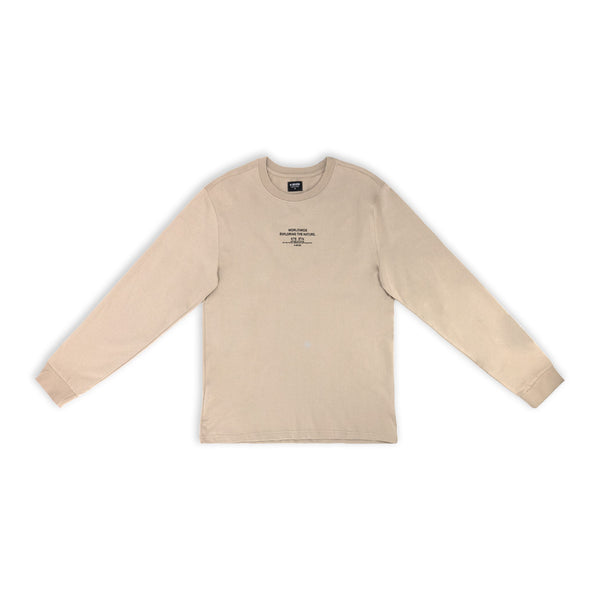 חולצה מודפסת עם שרוול ריב