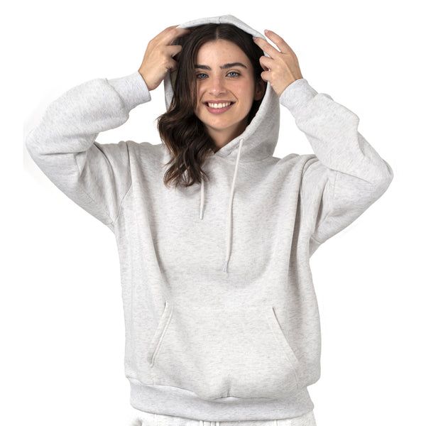 סווטשירט קפוצ'ון כיס קנגורו