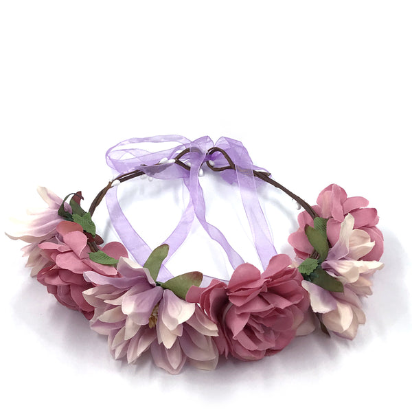 קשת פרחים לשיער