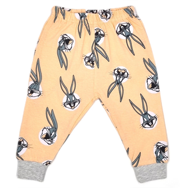 פיג'מת באגס באני כתומה תינוקות