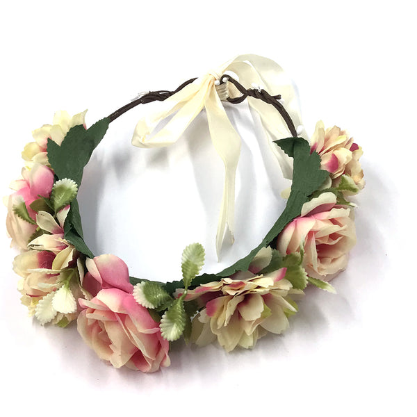 קשת פרחים לשיער