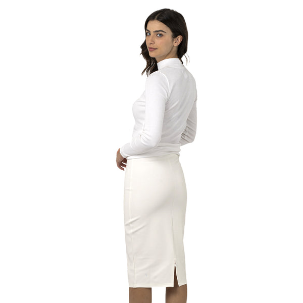 חצאית ג'רזי צרה נשים 0-4