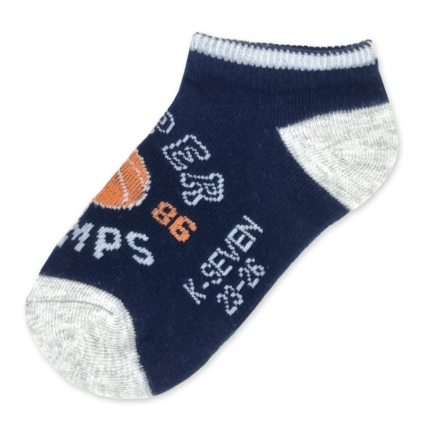 מארז 10 זוגות גרבי קרסוליות K7 מודפסות בנים 27-39