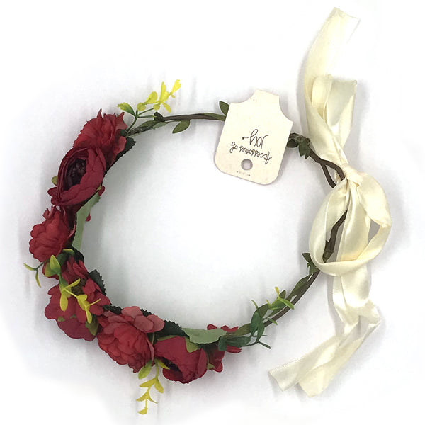 קשת פרחים לשיער