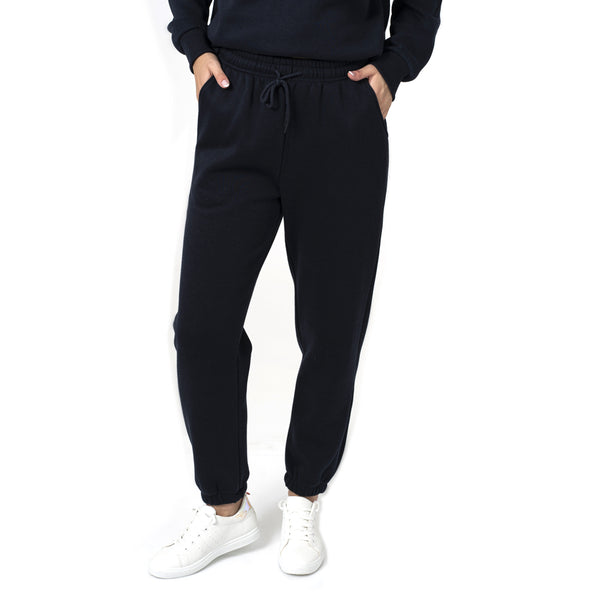 מכנסיים עם כיסים וסיומת גומי נשים