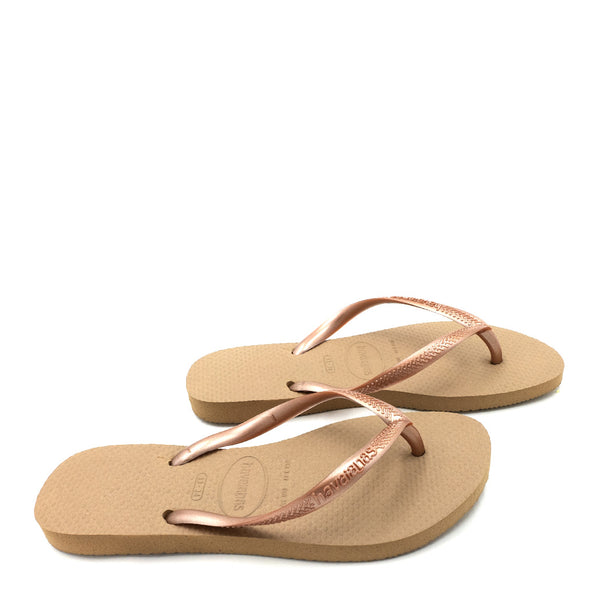 כפכף הוואינס Havaianas חום-זהב