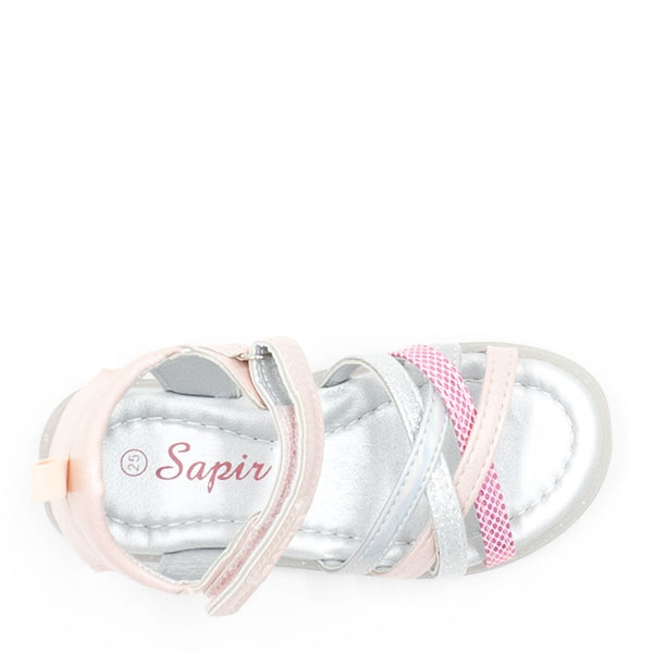 סנדלי Sapir ורודים נצנץ פעוטות