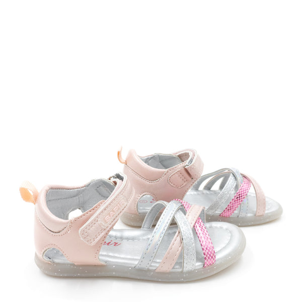 סנדלי Sapir ורודים נצנץ פעוטות