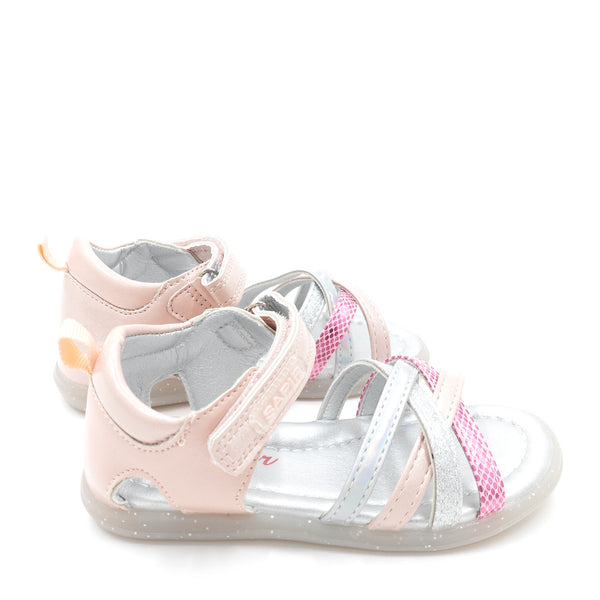 סנדלי Sapir ורודים נצנץ פעוטות